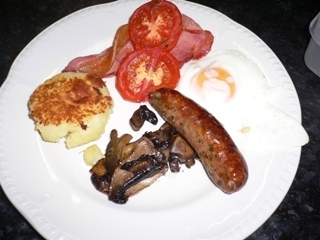 Bed and breakfast Rye - Full English breakfast